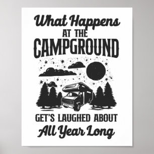 Camping: Was im Campingplatz passiert Poster