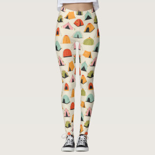 Camping Weihnachten Thema für Camper Leggings
