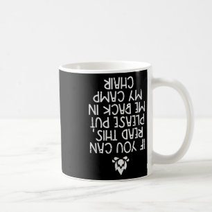 Camping Wenn du das lesen kannst Lustiger Camper M Kaffeetasse