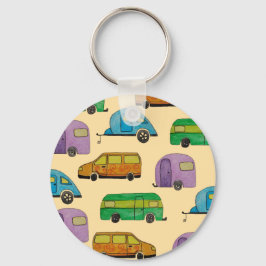 Camping-Wohnwagen Schlüsselanhänger