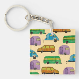 Camping-Wohnwagen Schlüsselanhänger