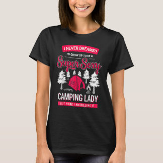 Camping Women Camper RV Urlaub Camping Frauen T-Shirt
