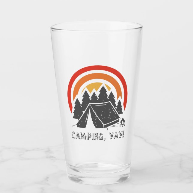 Camping, Yay! Glas (Vorderseite)