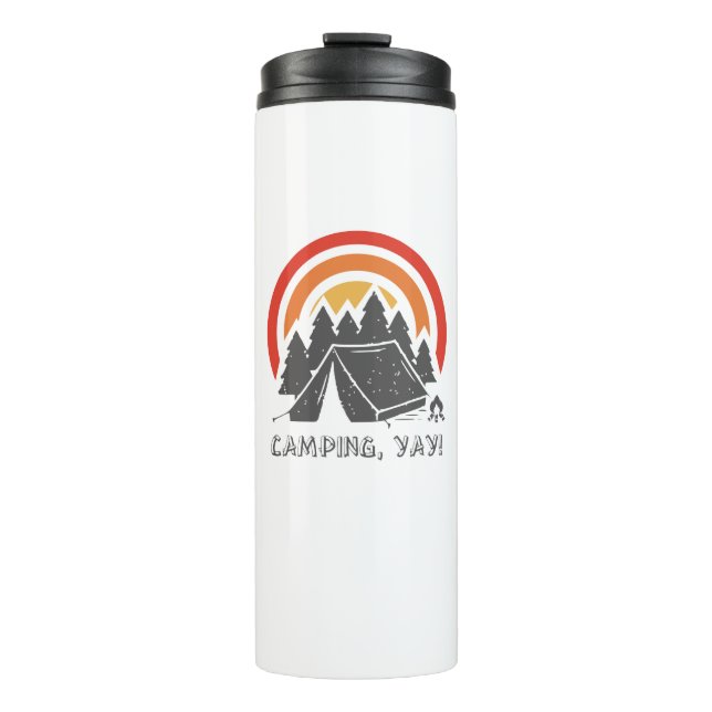 Camping, Yay! Thermosbecher (Vorderseite)
