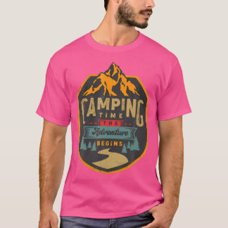 Camping Zeit Das Abenteuer beginnt Camper T-Shirt