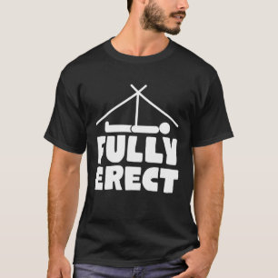 Camping Zelt errichtet lustige Camping Camper Grei T-Shirt