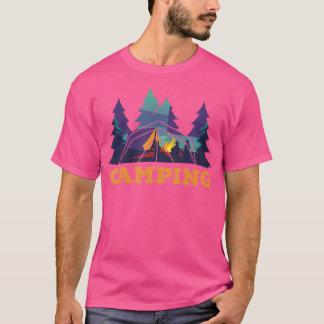Camping - Zeltcampingplatz Wandern Trekking Ca T-Shirt