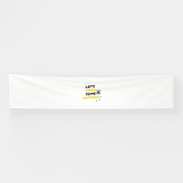 Camping-Zeltmacher Banner (Horizontal)