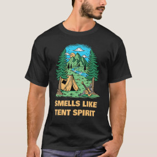 Camping Zitat Outdoor Camper Zelt T-Shirt