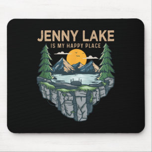 Camping zum Angeln - Mein glücklicher Platz Jenny  Mousepad