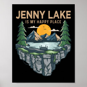 Camping zum Angeln - Mein glücklicher Platz Jenny  Poster