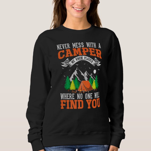 Campingausrüstung für Männer Camping Bekleidung Ou Sweatshirt (Vorderseite)