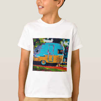 Campingbus-Gemälde - Geschenk für Camping-Enthusia T-Shirt