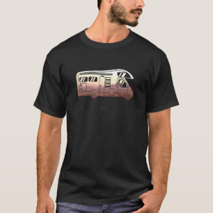 Campingbus Wohnmobil Camping Van Mobilheim Romanti T-Shirt