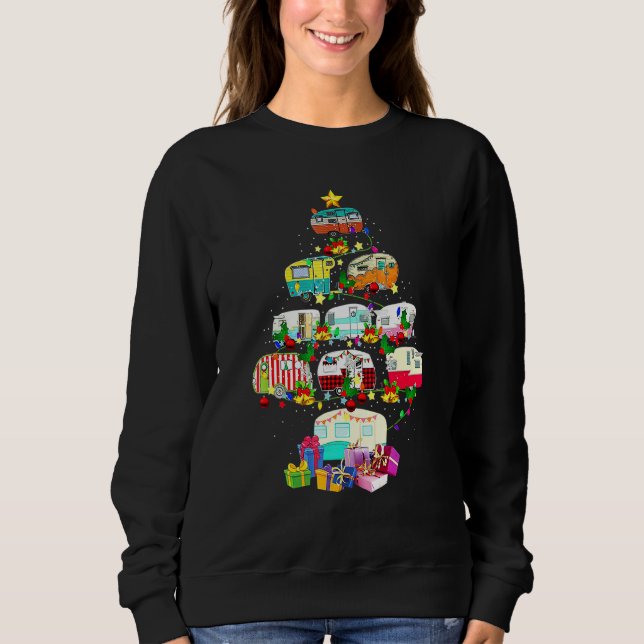 Campingfahrzeug Weihnachten hässlicher Pullover Xm (Vorderseite)