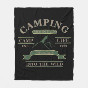 Campingleben im Freien Camping Fleecedecke