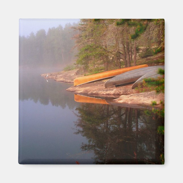 Campingplatz Foggy Canoe, Kawnipi-See, Magnet (Vorne)