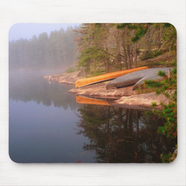 Campingplatz Foggy Canoe, Kawnipi-See, Mousepad (Vorne)