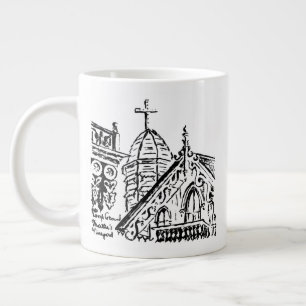 Campingplatz-Motiv von Babbie - Martha's Vineyard Jumbo-Tasse