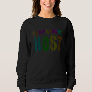 Campingplatz Rockin Gastgeber Sommercampingberater Sweatshirt