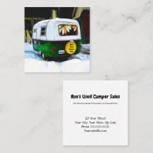 Campingplatz-Vertriebs- und Service-Vintage-Traile