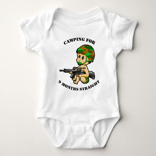Campings-Baby Baby Strampler (Vorderseite)