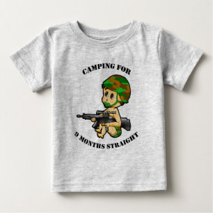 Campings-Baby-Säuglings-Anzug Baby T-shirt