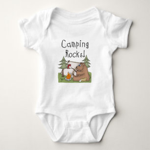 Campings-Felsen Baby Strampler