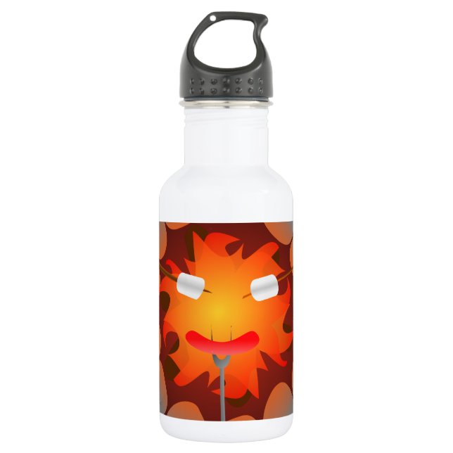 Campings-Lagerfeuer Trinkflasche (Vorderseite)