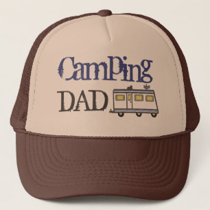 Campings-Vater-Fernlastfahrer-Hut-Blau des Truckerkappe