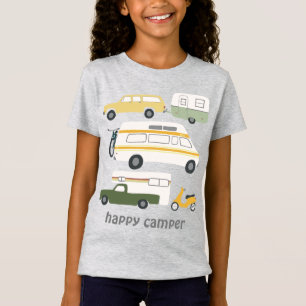 Campingsanhänger RV-GEWOHNHEIT des GLÜCKLICHEN T-Shirt