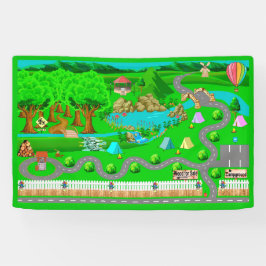 Campingwege für Autos 2 1/2' x 4' Banner