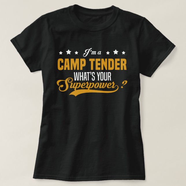 Campingzitter T-Shirt (Design vorne)