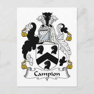Campion Familienwappen Postkarte