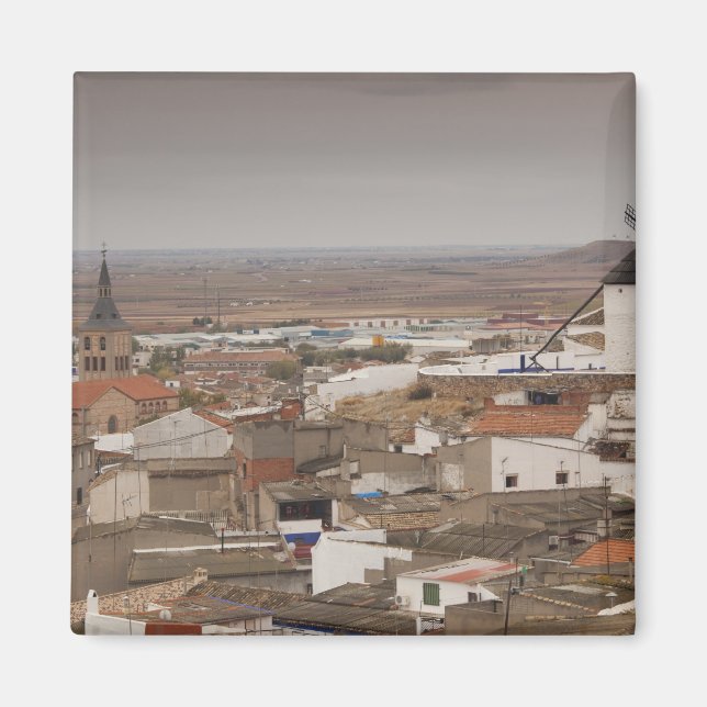 Campo de Criptana, antike Windmühlen von La Mancha Magnet (Vorne)