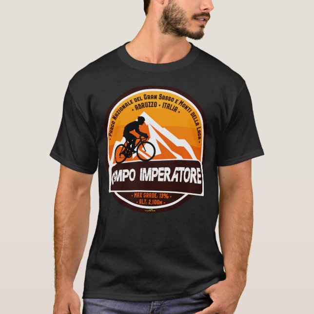 Campo Imperatore Italien Abruzzo Radfahren 01 T-Shirt (Vorderseite)
