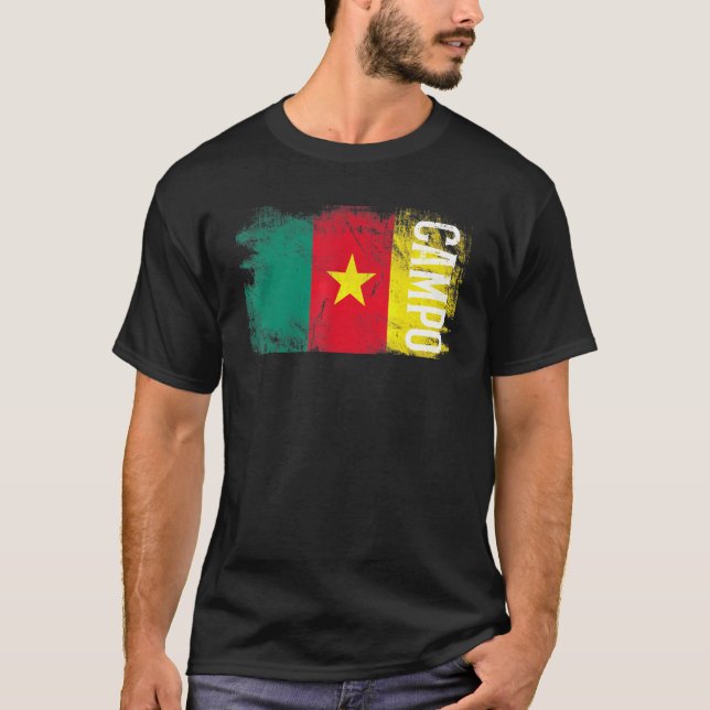 Campo Kamerun für kamerunische Männer Frauen sterb T-Shirt (Vorderseite)
