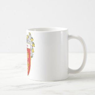 Campos-Wappen/Familienwappen (überzogen) Tasse