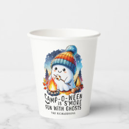 Campoween Smore Spaß mit Geistern Camping Hallowee Pappbecher