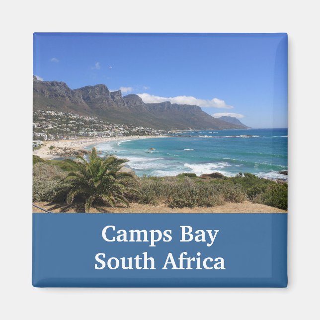 Camps Bay Beach, Südafrika Magnet (Vorne)
