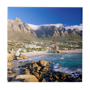 Camps Bay Beach und die Zwölf Apostel Range Fliese