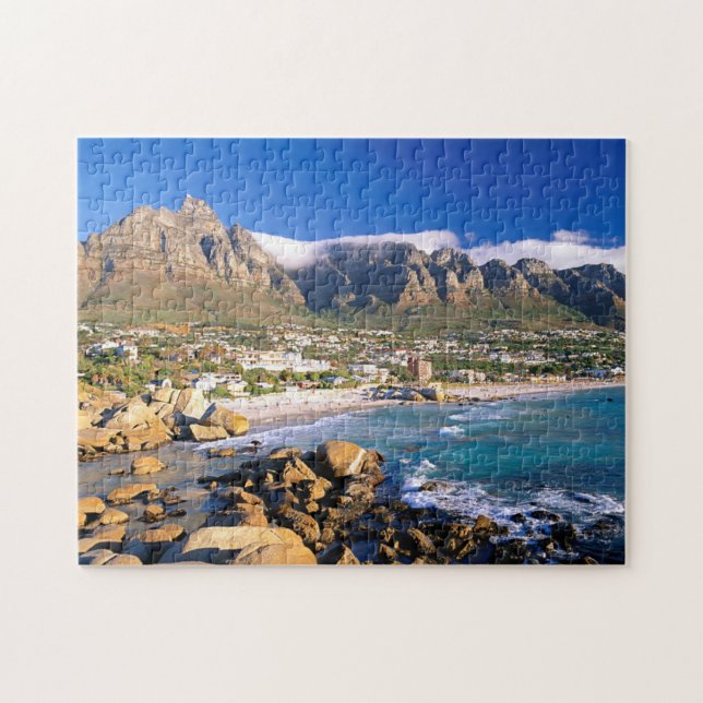 Camps Bay Beach und die Zwölf Apostel Range Puzzle (Horizontal)