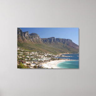 Camps Bay Strand und Twelve Apostles Leinwanddruck