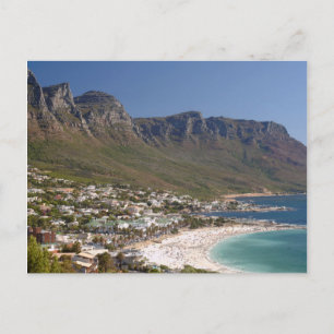 Camps Bay Strand und Twelve Apostles Postkarte