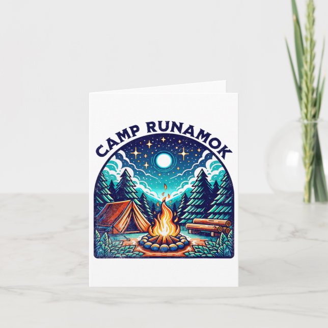 Camps Runamok Musical Playing T-Shirt für Jugendli Karte (Vorderseite)