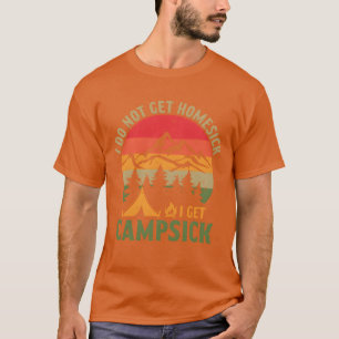 Campsick Camper Camp Liebhaber Lagerfeuer Lustig C T-Shirt