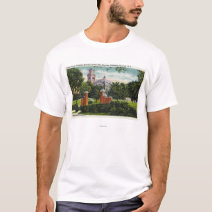 Campus-Ansicht Syrakus U, die Lyman Hall zeigt T-Shirt