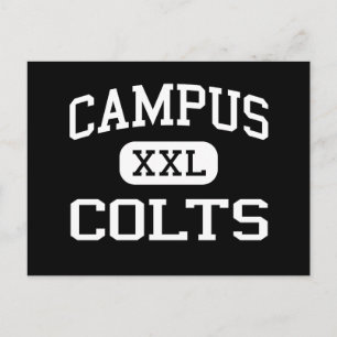 Campus - Colts - High School - Wichita Kansas Postkarte