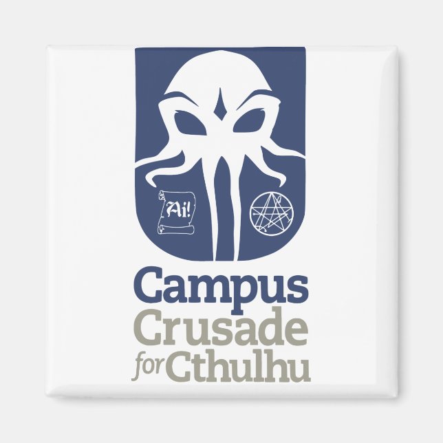 Campus Kreuzzug für Cthulhu Magnet (Vorne)