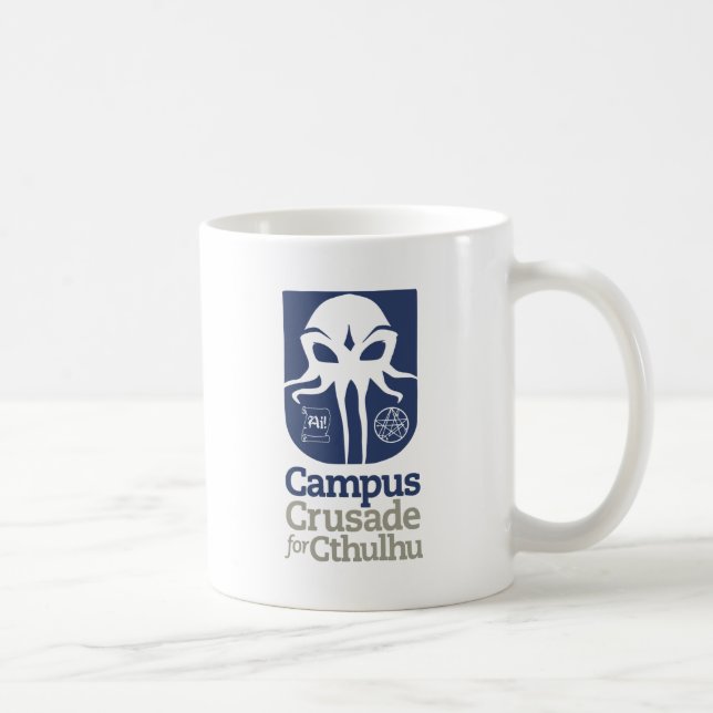 Campus-Kreuzzug für Cthulhu Tasse (Rechts)